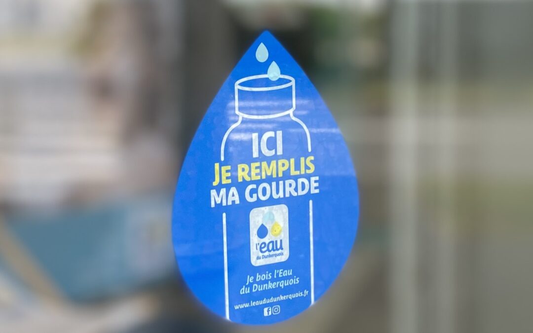 Communiqué de presse / L&rsquo;Eau du Dunkerquois lance le projet « Ici, je remplis ma gourde »